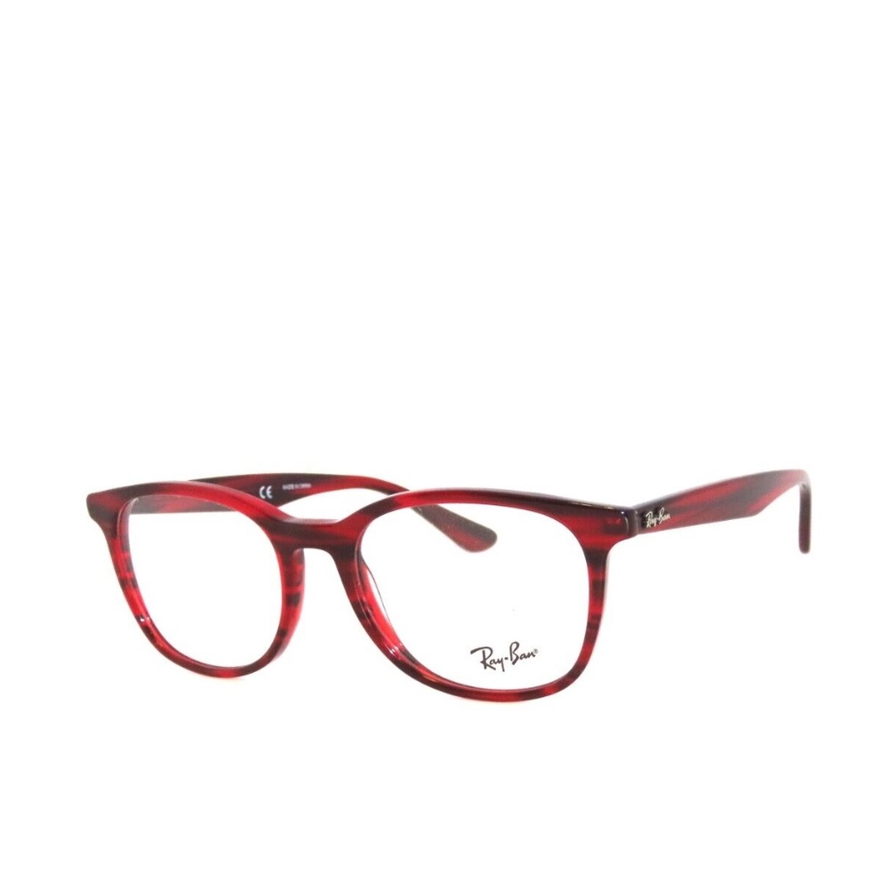 Ray Ban 5356 8054 54 Striped Red Eyeglasses Rayban